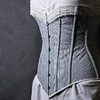 Corset busk, silver