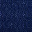 Noble Brocade, dark blue