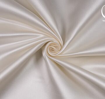 Duchesse silk satin, ivory white