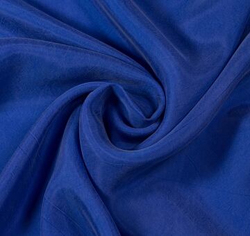 Cupro plain weave, royal blue