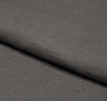 European linen fabric, grey-green 100% linen, heavy