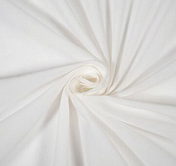 Organic cotton muslin, white