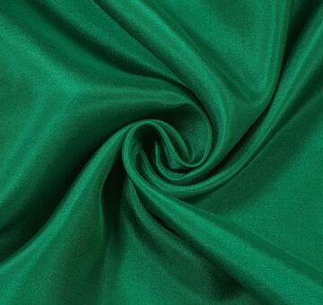 Silk habotai, green