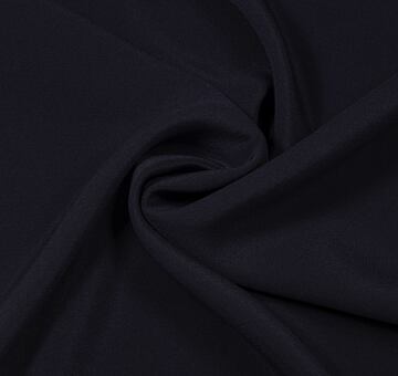 Silk crêpe de Chine, dark blue