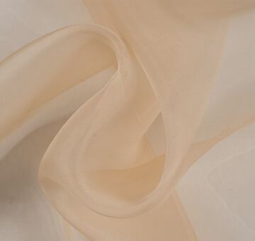 Silk organza, apricot