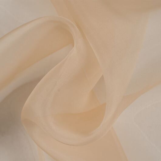 Silk organza, apricot