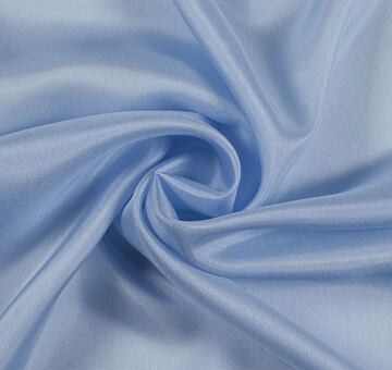 Silk habotai, light blue