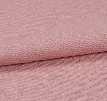 European linen fabric, antique rose 100% linen