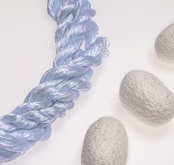 Silk embroidery floss, light blue 28-6