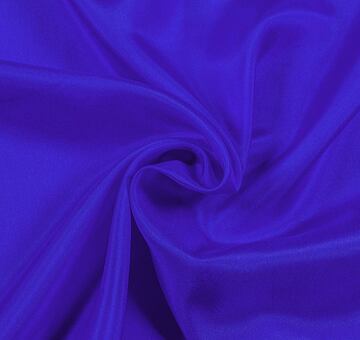 Silk habotai, royal blue