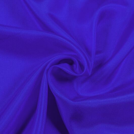 Silk habotai, royal blue