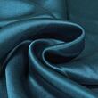 Heavy silk satin, petrol blue