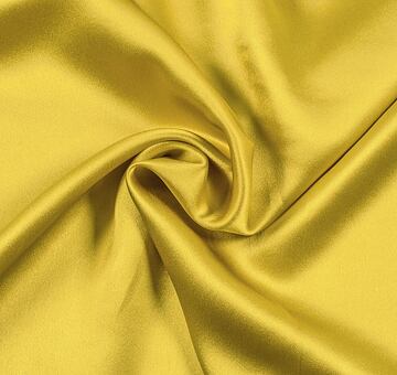 Heavy silk satin, gold