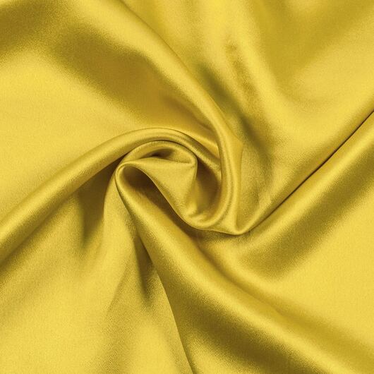 Heavy silk satin, gold