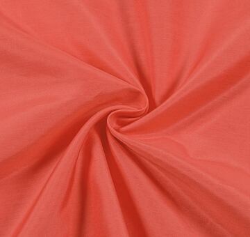 Silk cotton voile, coral