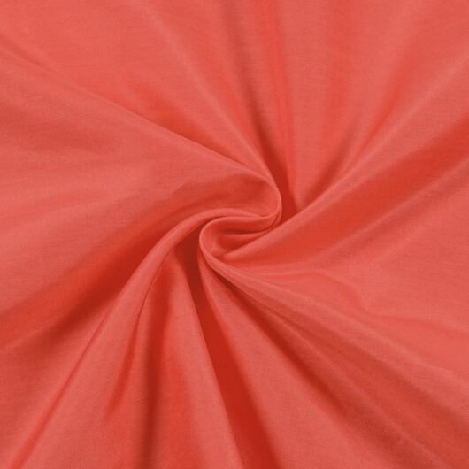 Silk cotton voile, coral