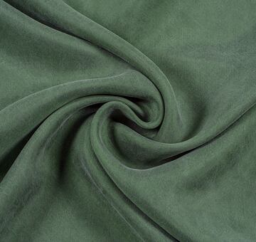 Cupro plain weave, dark green