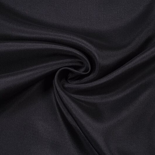 Silk habotai, black