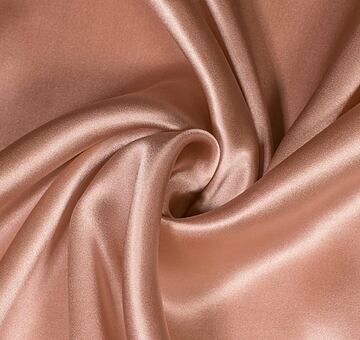 Silk satin, antique rose