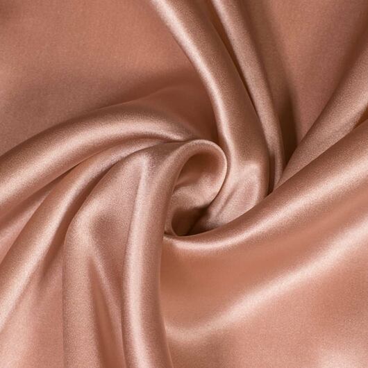 Silk satin, antique rose