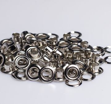 Grommets, silver