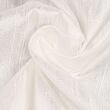 Slubbed silk dupioni, white