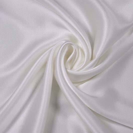 Silk satin, white