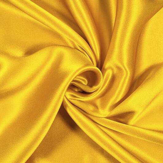 Silk satin, yellow