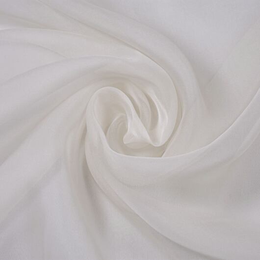 Silk chiffon, ivory white