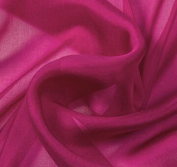 Silk chiffon, hot pink