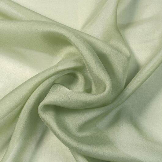 Silk chiffon, light green