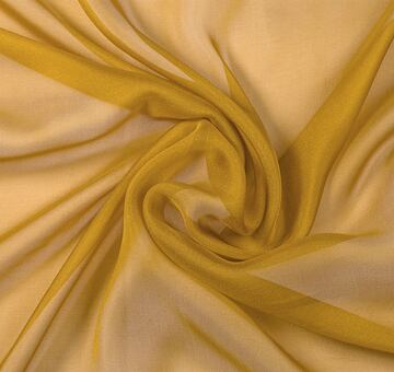 Silk chiffon, gold