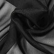 Silk georgette, black