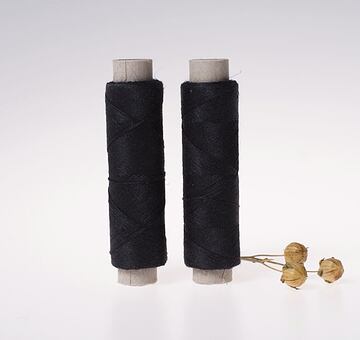 Fine linen thread, 20x3, 100m, black