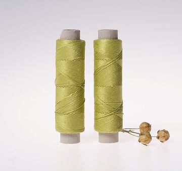 Fine linen thread, 20x3, 100m, light green