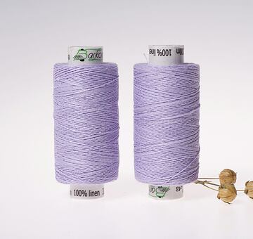 Medium linen thread, 33x2, 200m, lilac