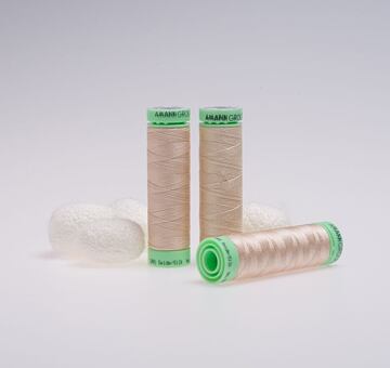 Silk thread, 50m, champagne