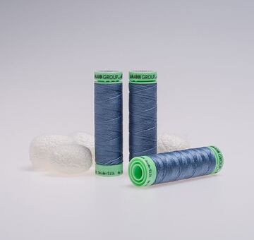 Silk thread, 50m, steel blue