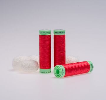 Silk thread, 50m, coral