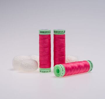 Silk thread, 50m, pink