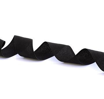 Silk ribbon 2 cm, black