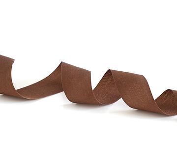 Silk ribbon 2 cm, brown