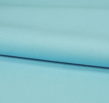 Light blue linen cotton twill fabric