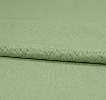 Light green linen cotton blend fabric