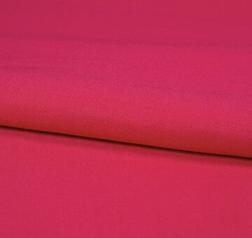 Hot pink linen twill fabric, 100% linen