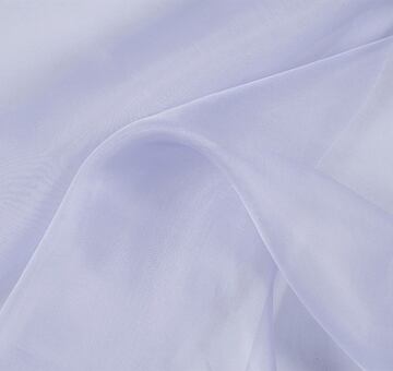 Silk organza, light blue