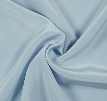 Silk crêpe de Chine, light blue