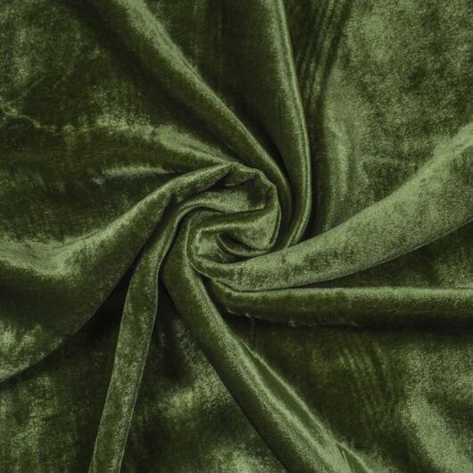 Silk blend velvet, olive