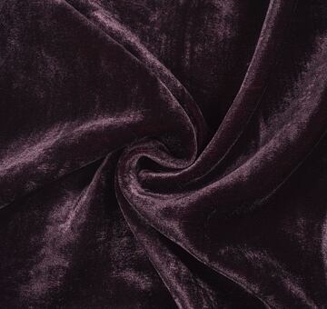 Silk blend velvet, burgundy