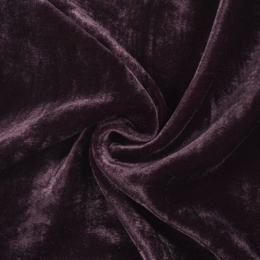 Silk blend velvet, burgundy